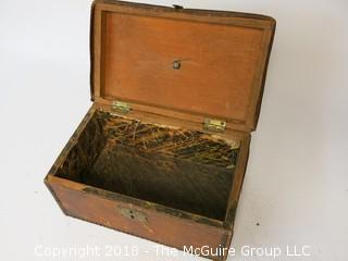 Hinged Wooden Box; 5 x 6 x 10 