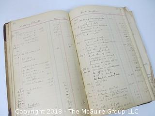 1896 Ledger of William A. Hednik, Washington,DC