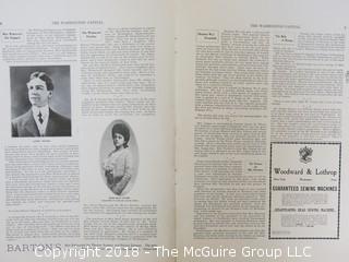 Jan 1902 Edition "The Washington Capital; Washington's Society Magazine