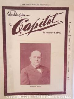 Jan 1902 Edition "The Washington Capital; Washington's Society Magazine