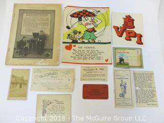 Collection of ephemera including Beach's Common Sense and Post Cards of Cape Cod