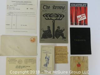 Collection of Ephemera including Parisian Cabarets