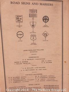 1930 Virginia State Highway Map