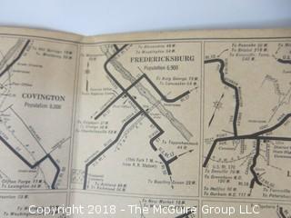 1930 Virginia State Highway Map