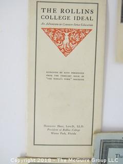 Collection of Ephemera including Riverside Hotel stationary, Hotel De Soto and 1915 USPS letter 