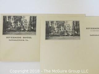 Collection of Ephemera including Riverside Hotel stationary, Hotel De Soto and 1915 USPS letter 