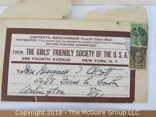 Collection of Ephemera including "The Girls Friendly Society of the U.S.A.