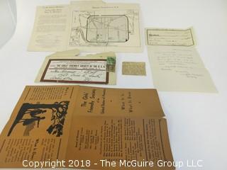 Collection of Ephemera including "The Girls Friendly Society of the U.S.A.