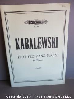 Collection of Sheet Music.  See all the photos