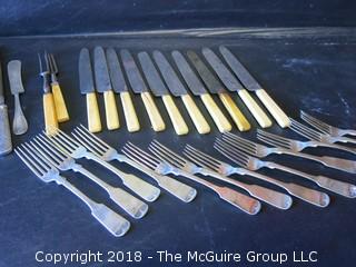 Antique Cutlery including Shear Steel Knives