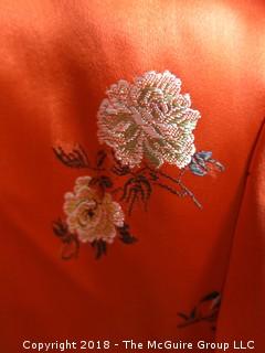 Ladies Chinese traditional dress; "Peony Brand, Shanghai" 