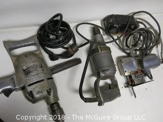 Electric Tools including 1/2" Drill 