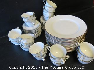 Set of Gold Banded China, Linens N Things 