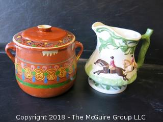 (2) Hand Painted Ceramics