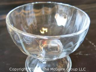 Collection of (4) Clear Glassware Bowls 