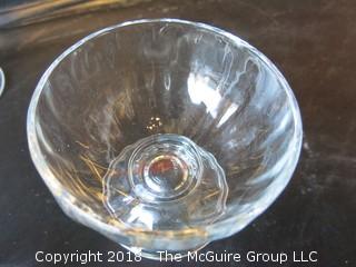 Collection of (4) Clear Glassware Bowls 