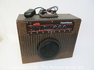 Suitcase Converted into Amplifier