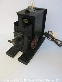 One of a Kind "Up-Cycled" Early Projector Turned Into Light (Edison style bulb not included)