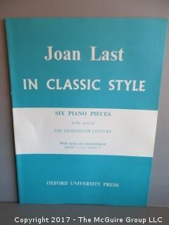 Collection of Sheet Music.  See all the photos