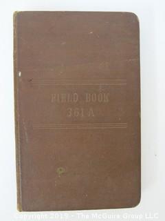 Academic Book Title: "Field Book 361A", from the personal library of John C. Olcott 