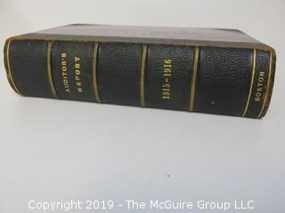 Ledger: "1916 Report of the City Auditor"; Boston