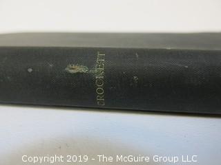 Academic Book Title: "Elements of Plane and Spherical Trigonometry" by Crockett; published by the American Book Co; copyright 1896