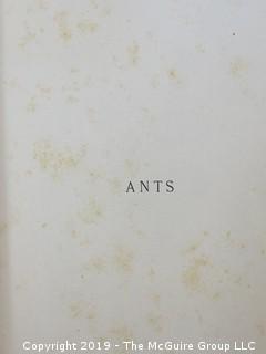 Book Title:"Ants: Their Structure, Development and Behavior" by William Morton Wheeler; Columbia University Press, 1910