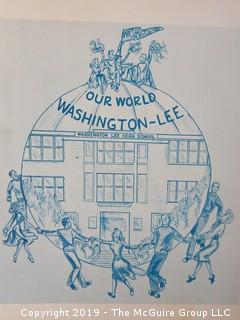 Book Title: "1957 Yearbook of Washington-Lee High School, Arlington, VA"