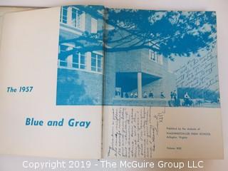 Book Title: "1957 Yearbook of Washington-Lee High School, Arlington, VA"