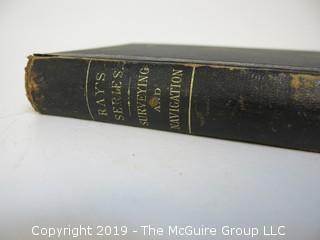 Academic Book Title: "Surveying and Navigation" by Schuyler; 1881; published by Van Antwerp, Bragg and Co. 