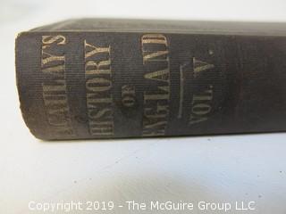 Book Title: "The History of England from The Accession of James II by Lord MacAulay; Vol. 5; 1861