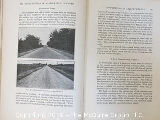 Academic Book Title:"The Construction of Roads and Pavements" by Agg; First Edition; 1916; published by McGraw-Hill