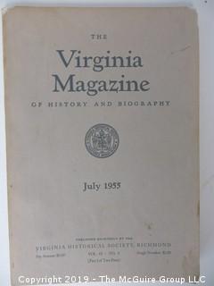 35 Volumes of the Virginia Historical Society; 1920's - 1950's