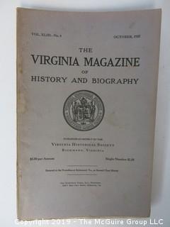 35 Volumes of the Virginia Historical Society; 1920's - 1950's