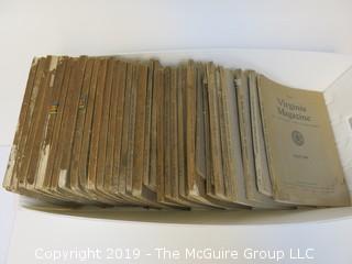 35 Volumes of the Virginia Historical Society; 1920's - 1950's