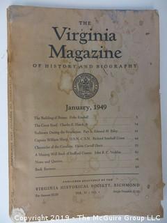 35 Volumes of the Virginia Historical Society; 1920's - 1950's