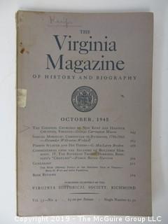 35 Volumes of the Virginia Historical Society; 1920's - 1950's