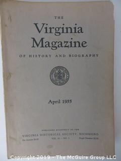 35 Volumes of the Virginia Historical Society; 1920's - 1950's