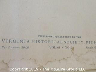 35 Volumes of the Virginia Historical Society; 1920's - 1950's