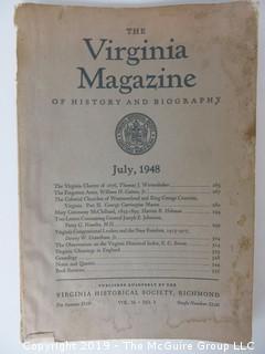 35 Volumes of the Virginia Historical Society; 1920's - 1950's