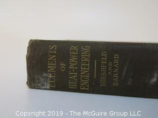 Adademic Book Title: "Elements of Heat-Power Engineering" by Herschfeld and Barnard; 195; John Wiley and Sons 