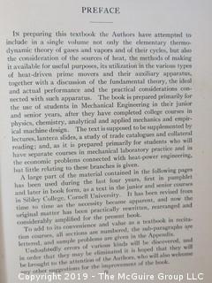 Adademic Book Title: "Elements of Heat-Power Engineering" by Herschfeld and Barnard; 195; John Wiley and Sons 