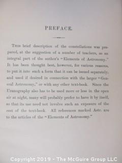 Academic Book Title: "Uranography: The Constellations Visible in the United States" by Charles A. Young; 1897; Ginn and Co. 