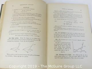 Academic Book Title: "Elements of the Differential and Integral Calculus" by Taylor, Colgate University; 1902; Revised Edition; pub by Ginn and Co.