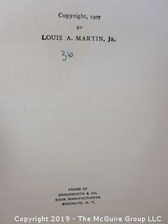 Academic Book Title: "Textbook of Mechanics; Vol. II; Kinematics and Kinetics"; by Martin, Jr.; First Edition; copyright 1907