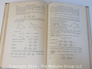 Academic Book Title: "Plane Trigonometry" by Heineman; 1956; Second Edition; pub by McGraw-Hill 