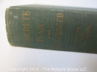 Academic Book Title: "Concrete: Plain and Reinforced" pub by John Wiley and Sons; 1922