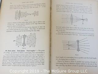 Academic Book Title: "Light and Sound", by Franklin and MacNutt; 1909; pub by Constable and Co.