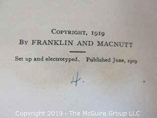 Academic Book Title: "Light and Sound", by Franklin and MacNutt; 1909; pub by Constable and Co.