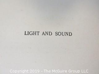 Academic Book Title: "Light and Sound", by Franklin and MacNutt; 1909; pub by Constable and Co.